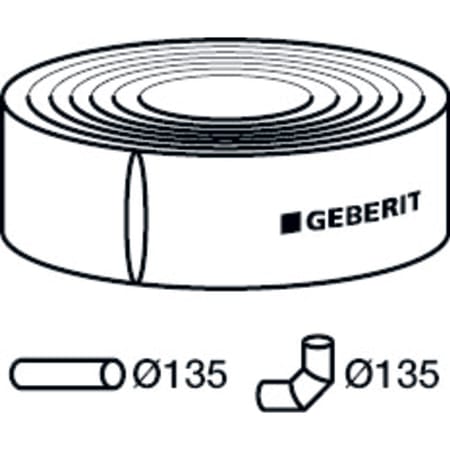 306.921.00.1 Звукоизолирующий рукав Geberit из ПЭ Geberit  - Вид №7