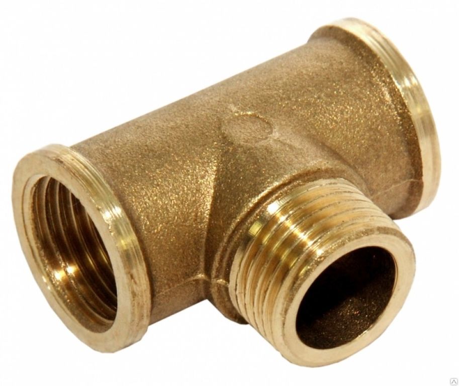 Тройник ВНВ 3/4" латунь STOUT SFT0064343434 - Вид №1