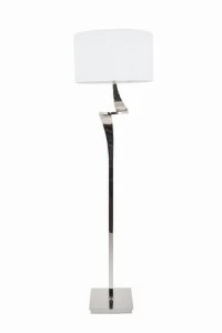 Торшер Enzo Nickle от RVAstley 5743 RVASTLEY ЭЛИТНЫЕ 060034 Белый;хром