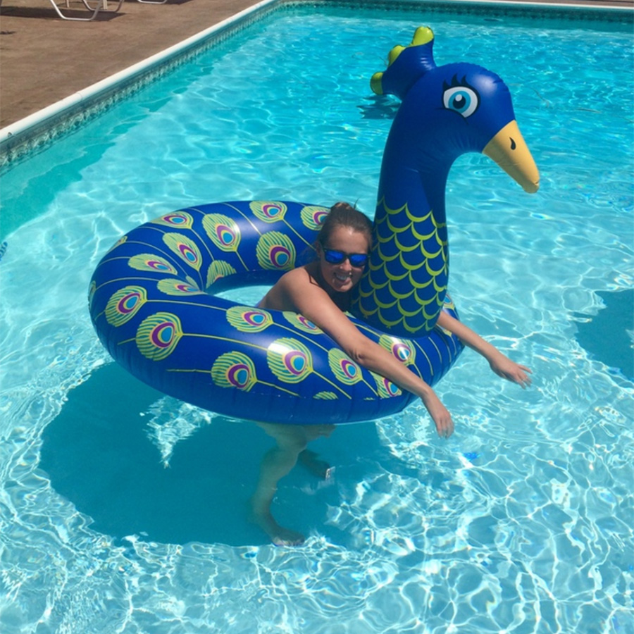 BMPF-PC Круг надувной peacock BigMouth  - Вид №5