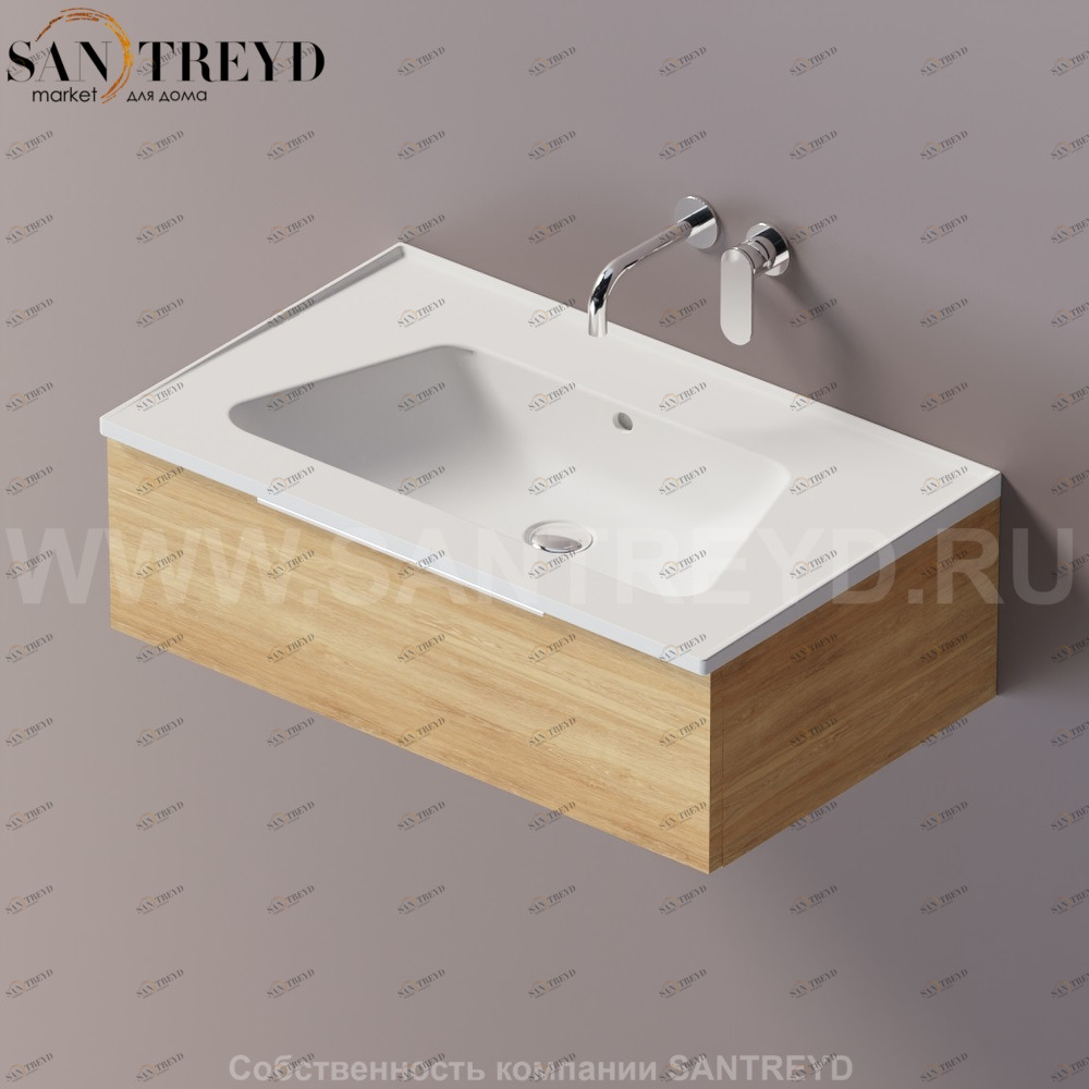 Flaminia BLOOM Тумба под раковину 85 см с 1 ящиком BBX993.WR Ceramica Flaminia