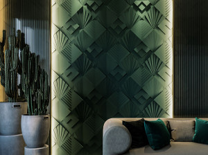 Трехмерное гипсовое покрытие