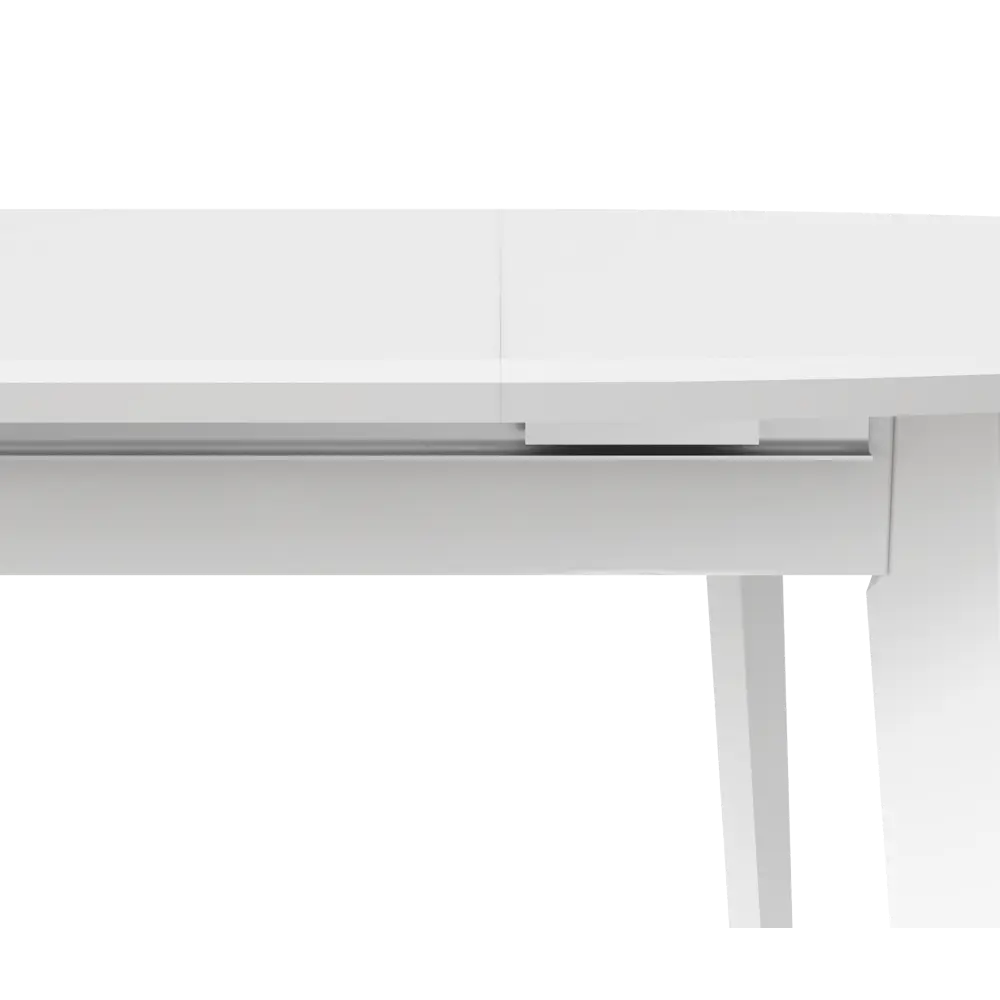 Стол обеденный Монреаль Т1 раскладной 100-130x77x100 см круг МДФ цвет белый Santreyd STLM-2064789 - Вид №8