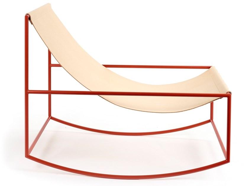 valerie_objects Кресло-качалка из стали с порошковым покрытием  V9018020  - Вид №1