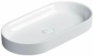170AHZ00 Накладная раковина на столешницу  овальная CERAMICA CATALANO