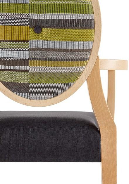 JMS Стул из ткани с подлокотниками Monolisa M 446c - Вид №1