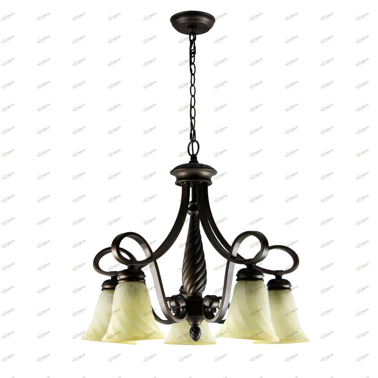 Подвесная люстра Vitaluce V2026/5 VITALUCE ДИЗАЙНЕРСКИЕ 220351 Бежевый 