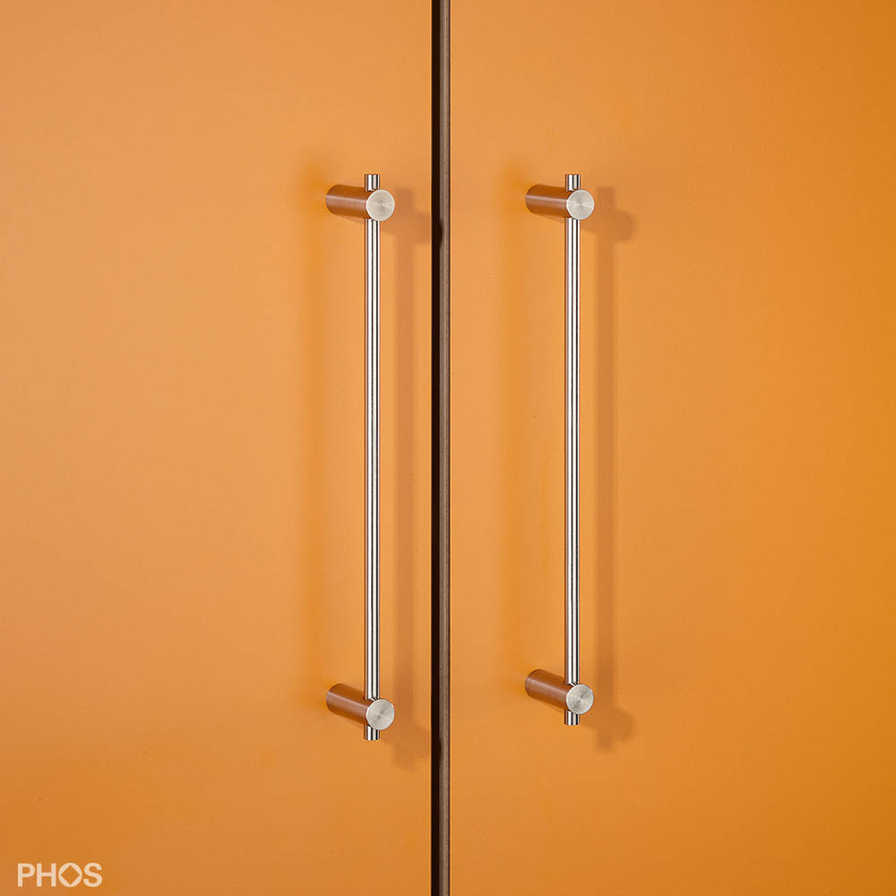 BG6-128 Ручка-дужка, сплошная, рукоятка ø6 мм, длина 12,8 см. PHOS 