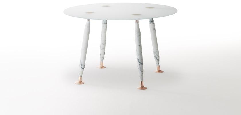 Glas Italia Круглый хрустальный стол sun-id-1439878 - Вид №3