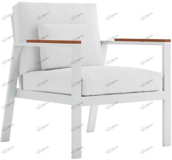 GANDIABLASCO Кресло из термолакированного алюминия с подлокотниками Timeless sun-id-1347932