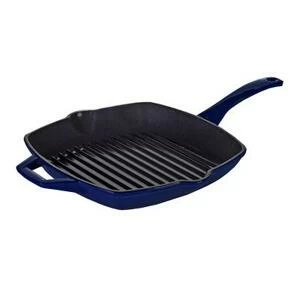 Сковорода-гриль чугунная Prestige Cast, 26х26 см, синяя