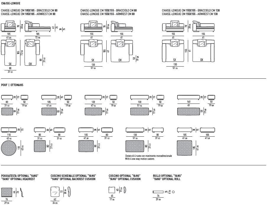 Модульный тканевый диван Minotti ARCH-00045463 - Вид №11