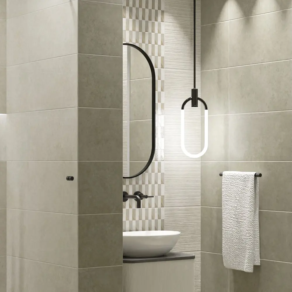 Настенная плитка Azori Catar Cotto 31.5x63 см 1.79 м² матовая цвет темно-бежевый 89453960 STLM-2043231