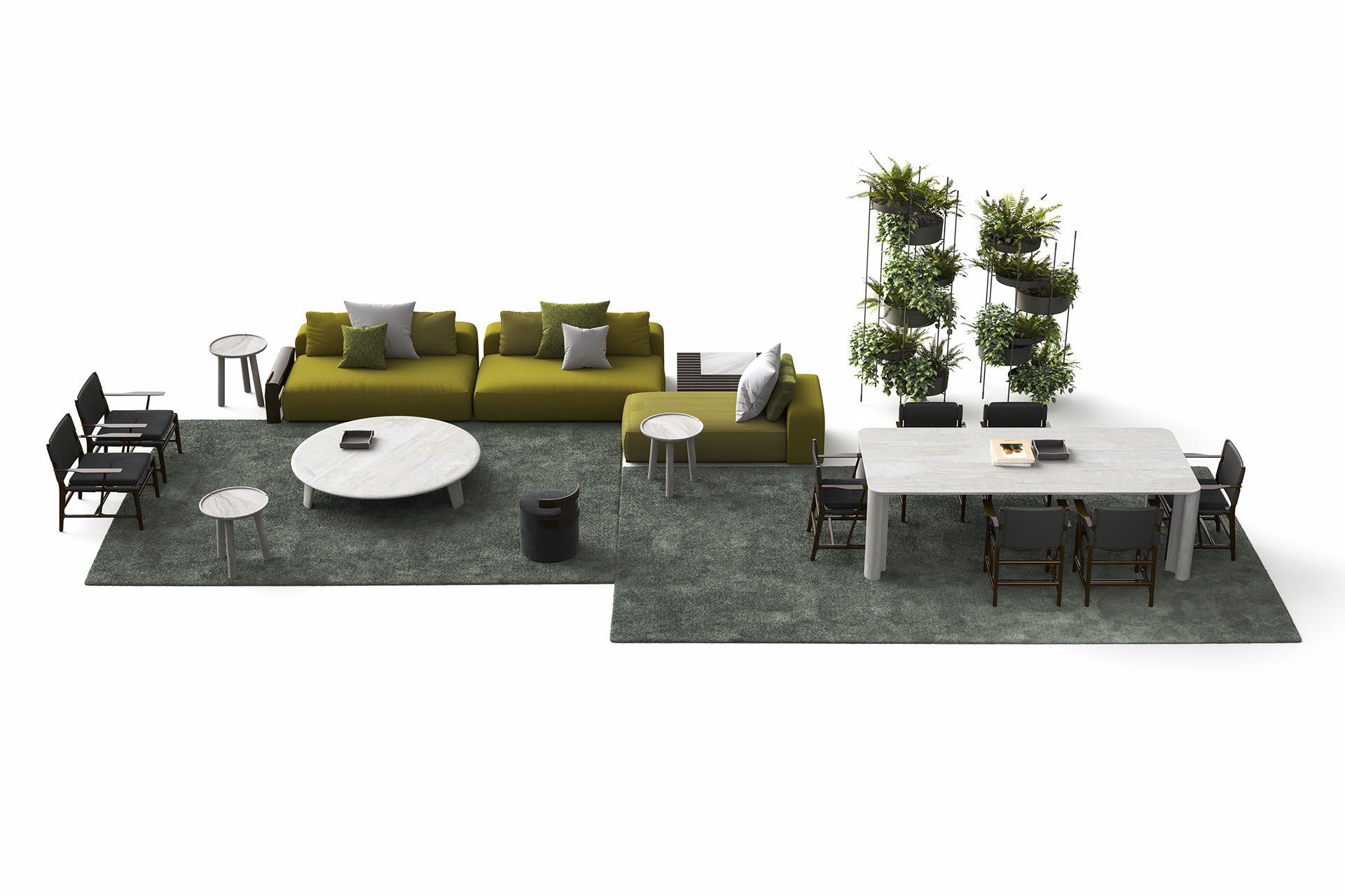 Круглый каменный журнальный столик Остуни Exteta Stone Line ARCH-00124552 - Вид №12