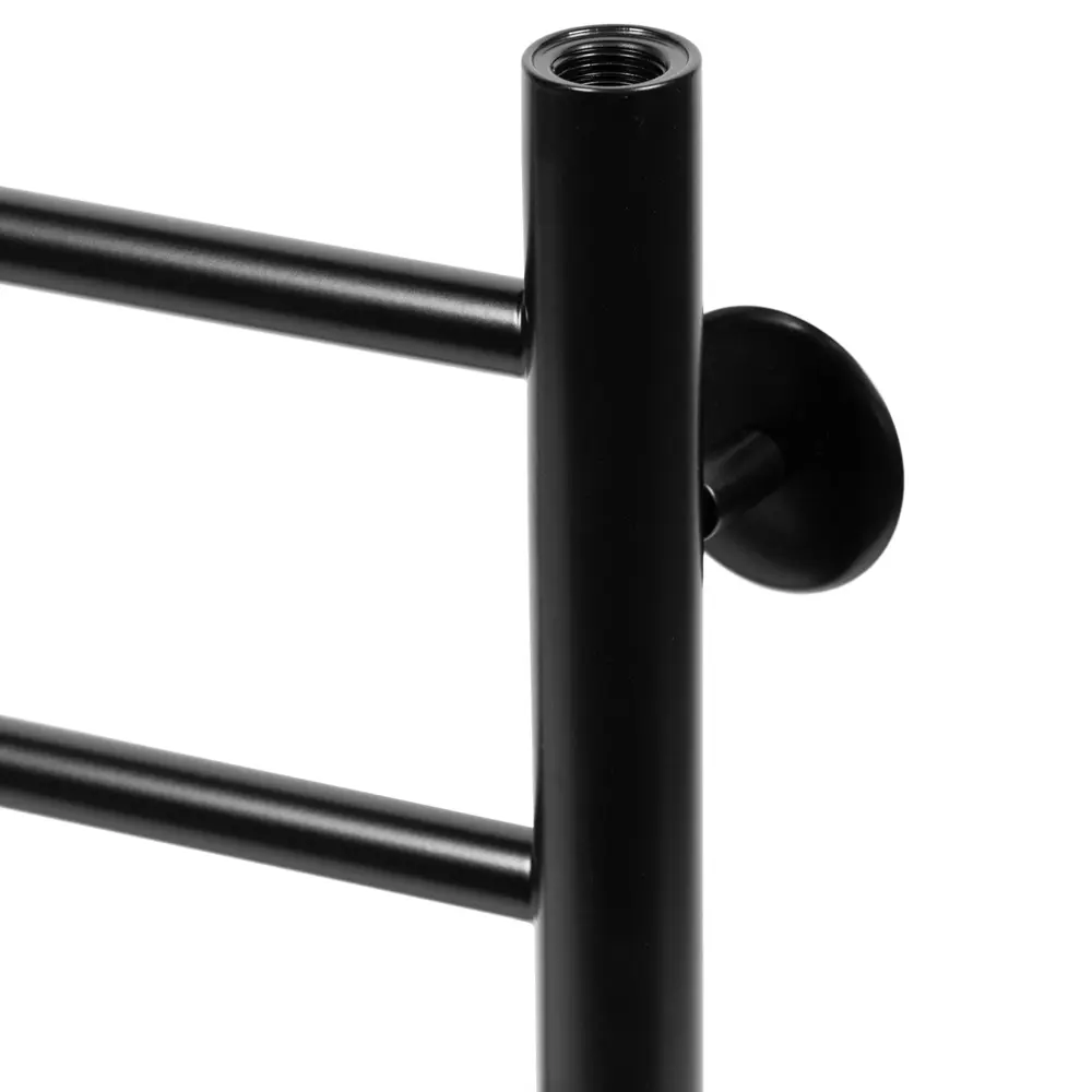 Полотенцесушитель водяной лесенка Royal Thermo Classic 50x80 см нижняя подводка 1" нержавеющая сталь цвет черный 89256751 STLM-2026997  - Вид №4