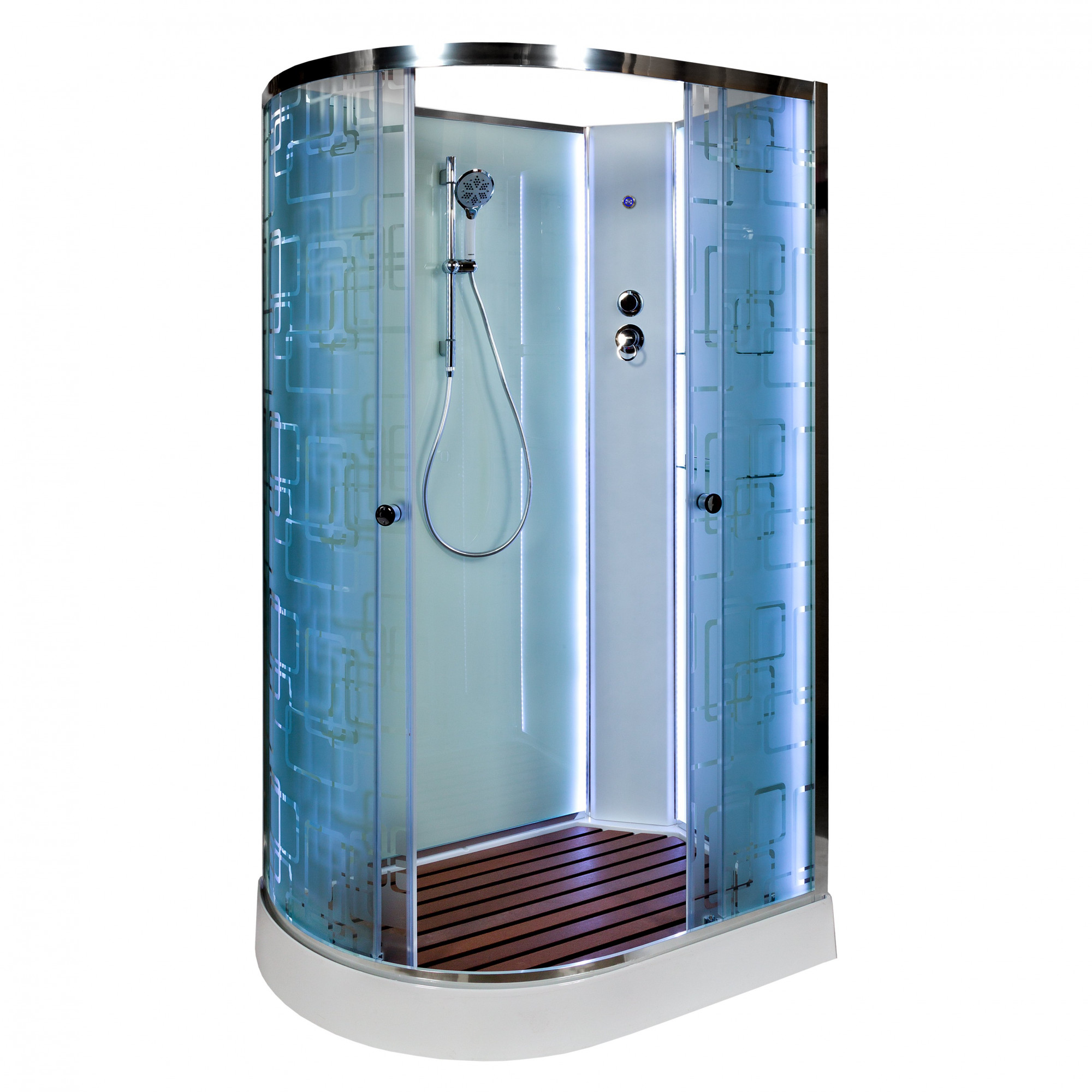 ЕМ4512 R N LED Душевая кабина DETO Серия EM ЕМ1511 R N LED