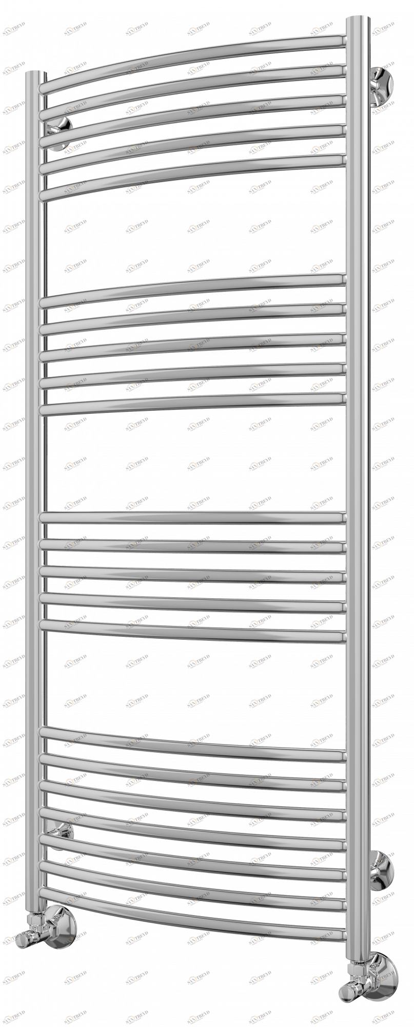 4620768886720 СТАНДАРТ Классик П22 500х1196 (7+5+5+5) Полотенцесушитель TERMINUS RAL 9003 матовый