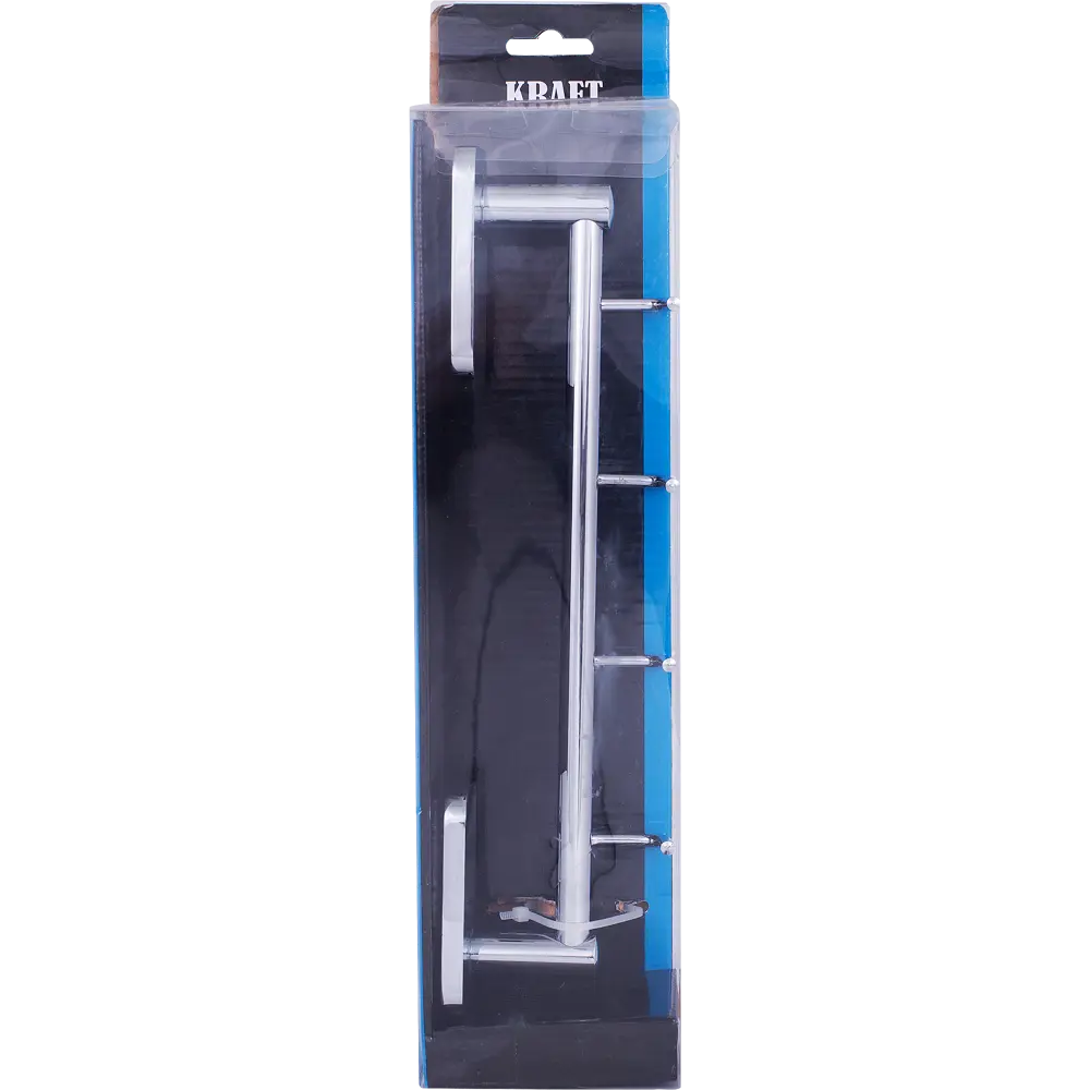 Планка «Kraft», 4 крючка, 25 см, цвет хром 82040369 STLM-2159572 BRISSEN  - Вид №3