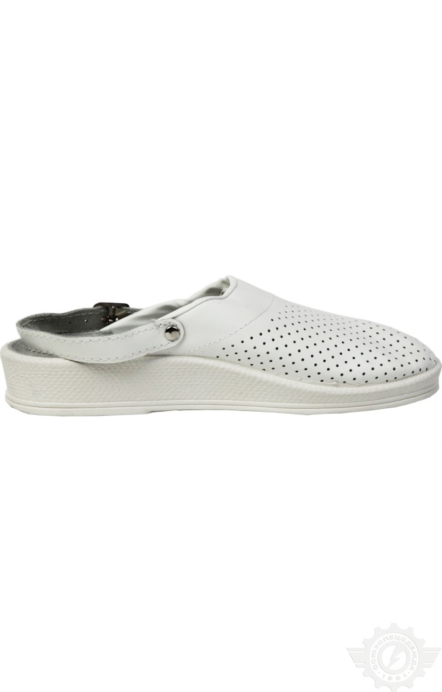 61798 Туфли Сабо мужские белые  Медицинская обувь размер 45 Спецодежда  - Вид №4