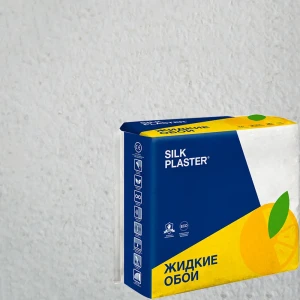 Жидкие обои Silk Plaster Absolute А102 0.87 кг цвет бело-голубой 82736057 STLM-2180683