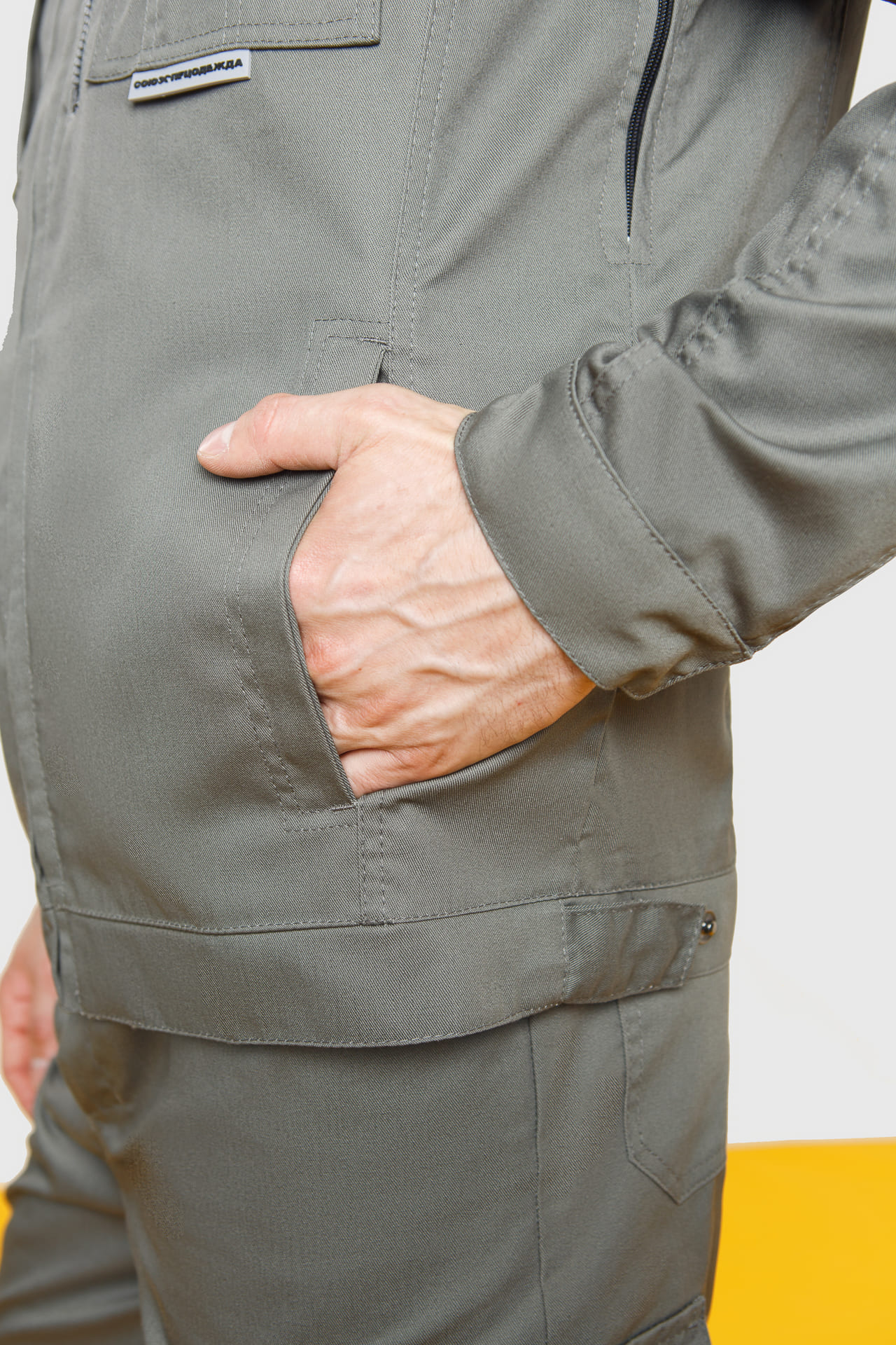 5026428 Костюм  NEW серый хаки STATUS  Летняя спецодежда  размер 60-62/170-176  - Вид №13
