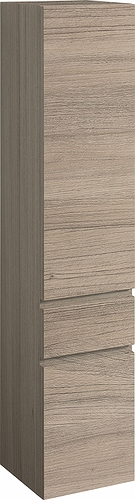 44765 IFO Renova Плоский высокий шкаф с двумя дверцами и ящиком, глянцевый белый  - Вид №3