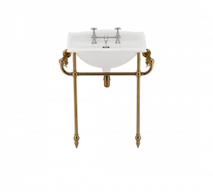 Gentry Home Таз большой белый Victorian Бронза GH101877