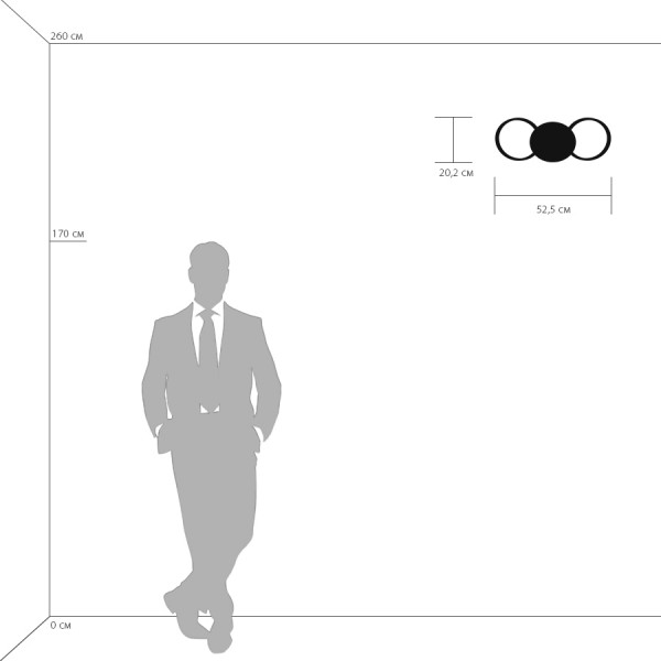 Бра Lightstar Breve 749624 LIGHTSTAR ОРИГИНАЛЬНЫЕ 109457 Белый  - Вид №1