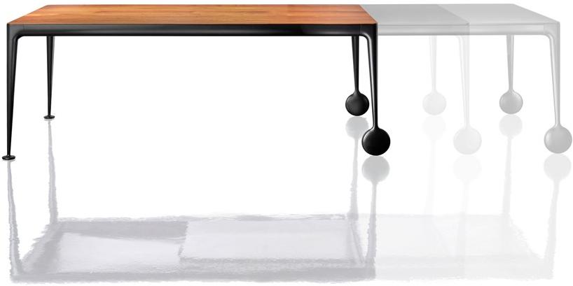 Magis Раздвижной алюминиевый стол на колесиках sun-id-1497101 - Вид №1