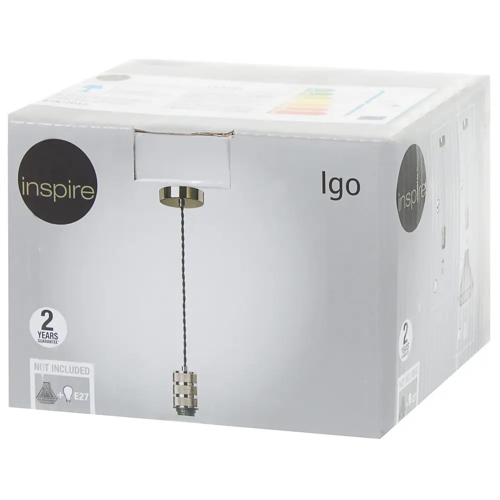 Шнур декоративный Igo 1xЕ27x60 Вт, металл 18616313 STLM-2025731 INSPIRE  - Вид №4