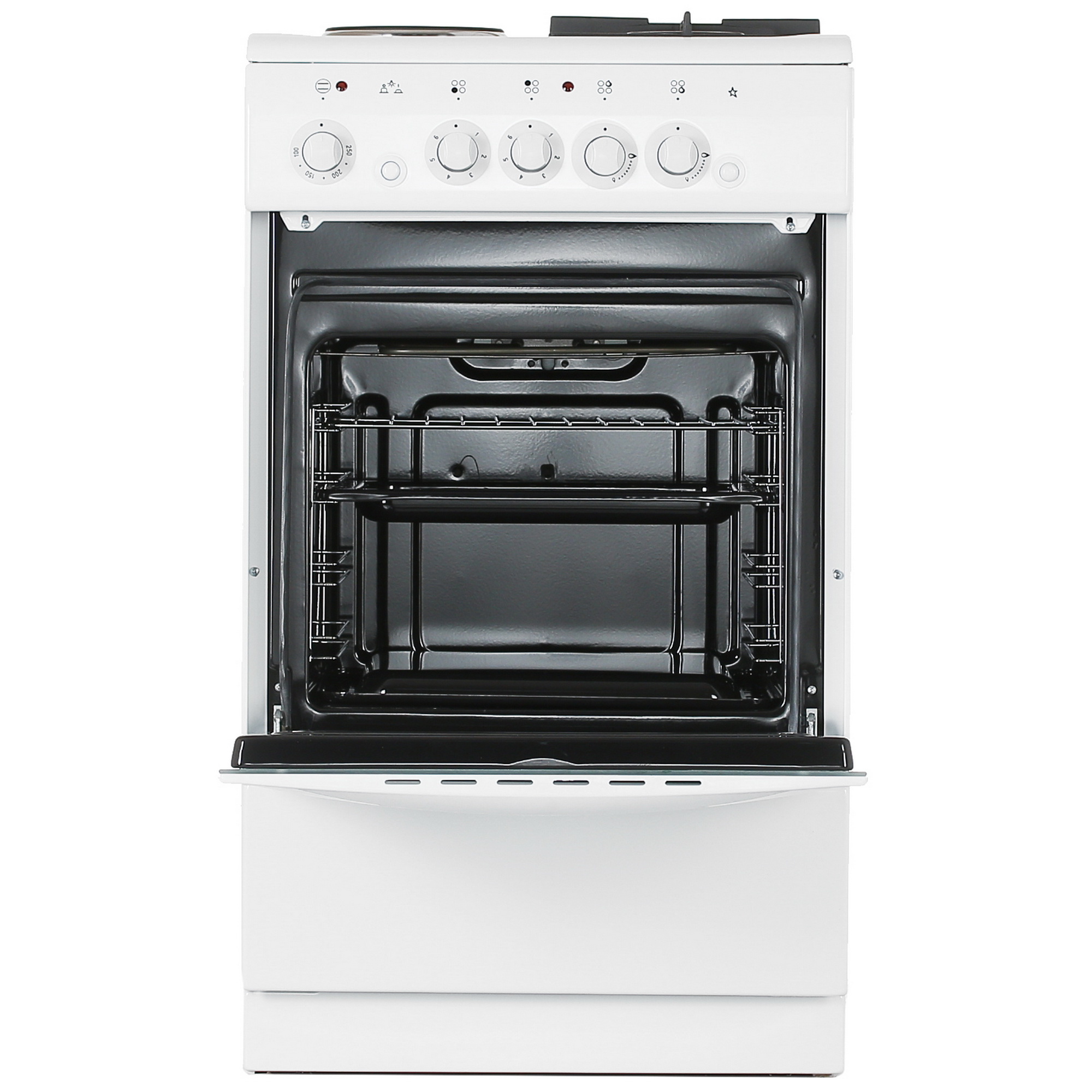 5301109 Комбинированная плита De Luxe 506022.03гэ (щ) чр 030 белый STDN-0110126 - Вид №6