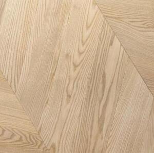 Паркет Ёлка Coswick Жемчужный Ясень Селект (Гладкая) 530х107,95 мм.