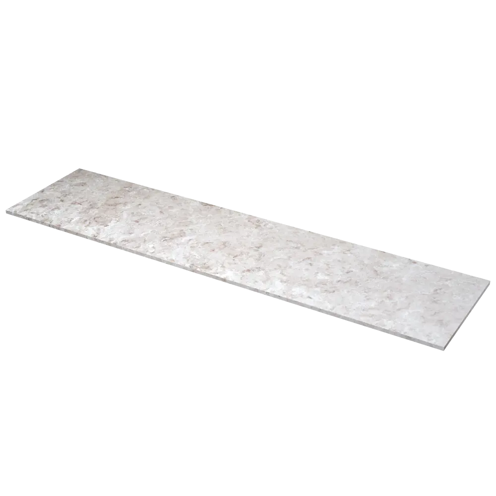 Столешница Раффиа 240x60x2 см искусственный камень цвет бежевый 83729636 STLM-2160835 Santreyd - Вид №5