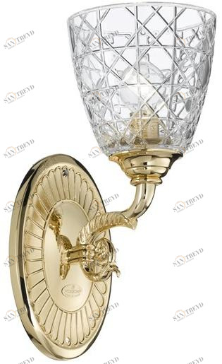 Possoni Illuminazione Аппликация из чистого золота с кристаллами Raffaello 1999/a1-c