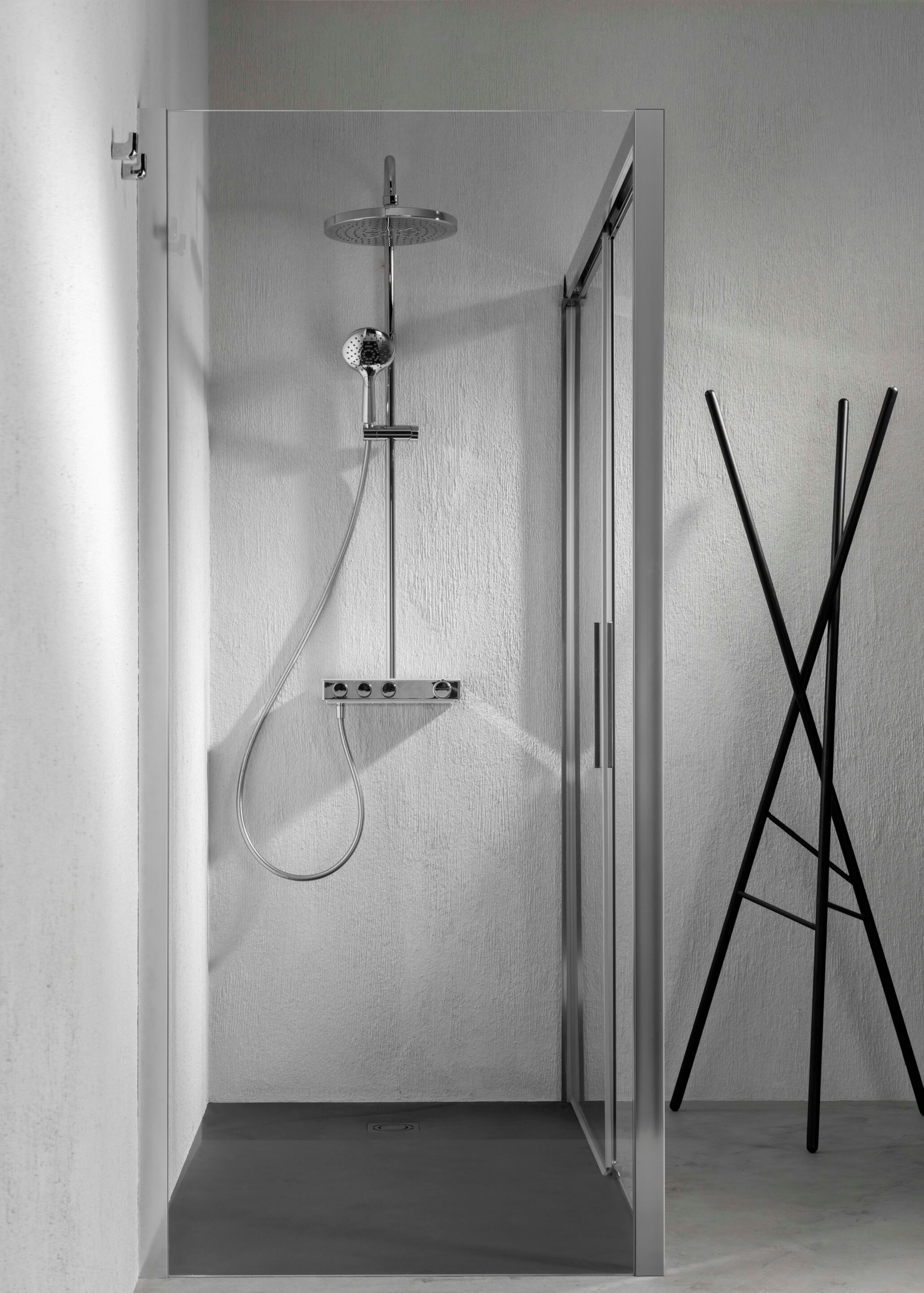 Латунь термостатический настенный душ колонка с переключателем Roca INDEX T-SWITCH 5A9I09..0 / 5A9J09..0 ARCH-00014771 - Вид №2