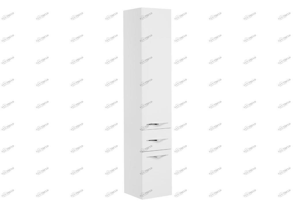 Шкаф-пенал для ванной Aquanet Ирвин 35 L белый 00205912