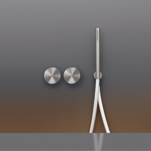 Настенный 2 прогрессивные смесители, установленные для ванной / душа с цилиндрический ручной душ диаметр 18 м т  GIO25 CEADESIGN  - Вид №1