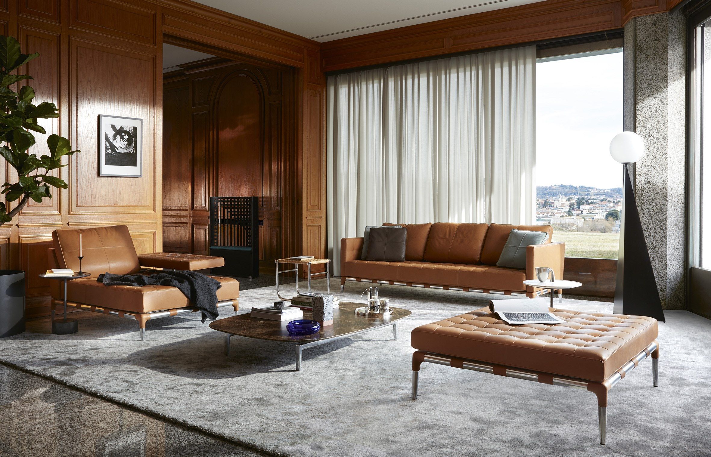 Tufted leather sofa CASSINA Living ARCH-00095735 - Вид №6