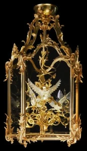 Tisserant Подвесной светильник из бронзы Cristallo di rocca