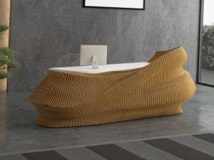 Стойка регистрации из фанеры