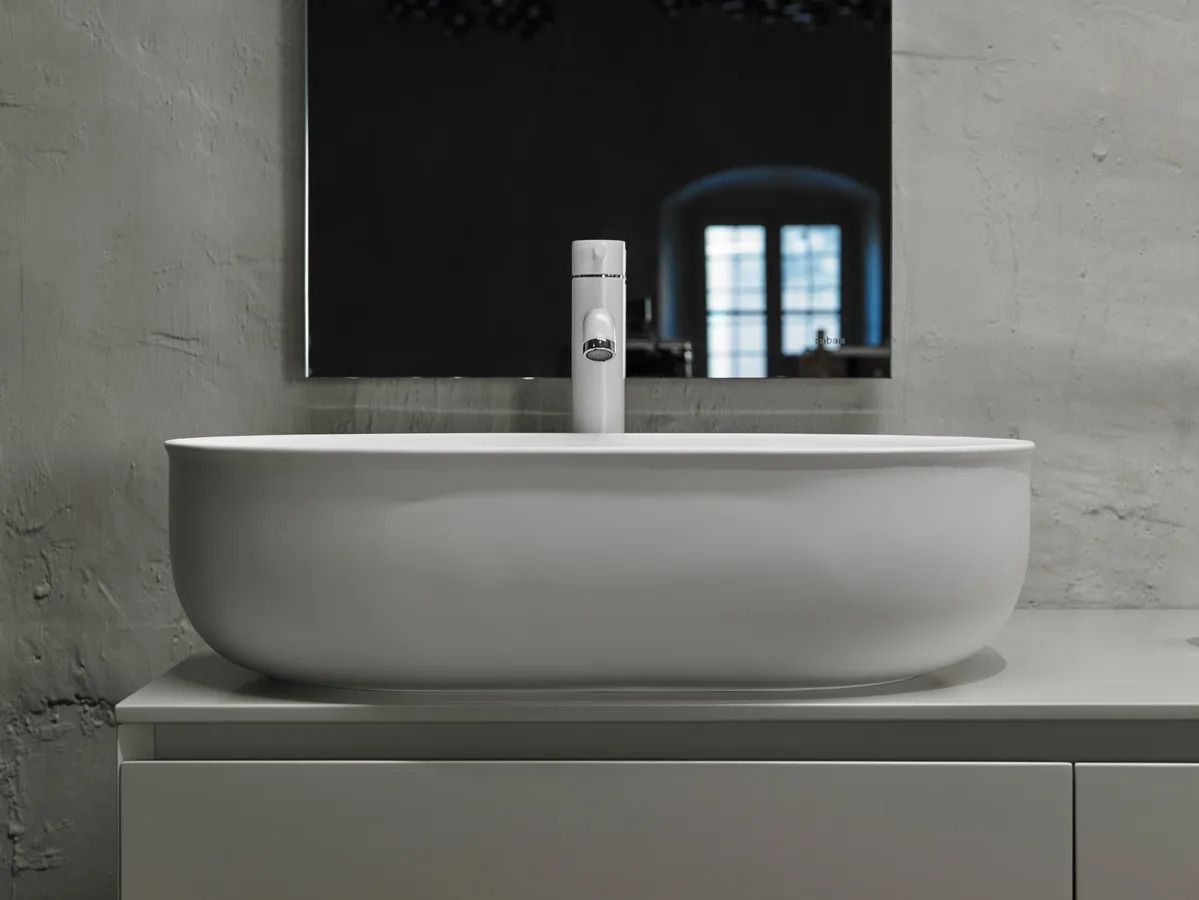 Овальная столешница из твердой поверхности Inbani Prime ARCH-00117196 - Вид №3