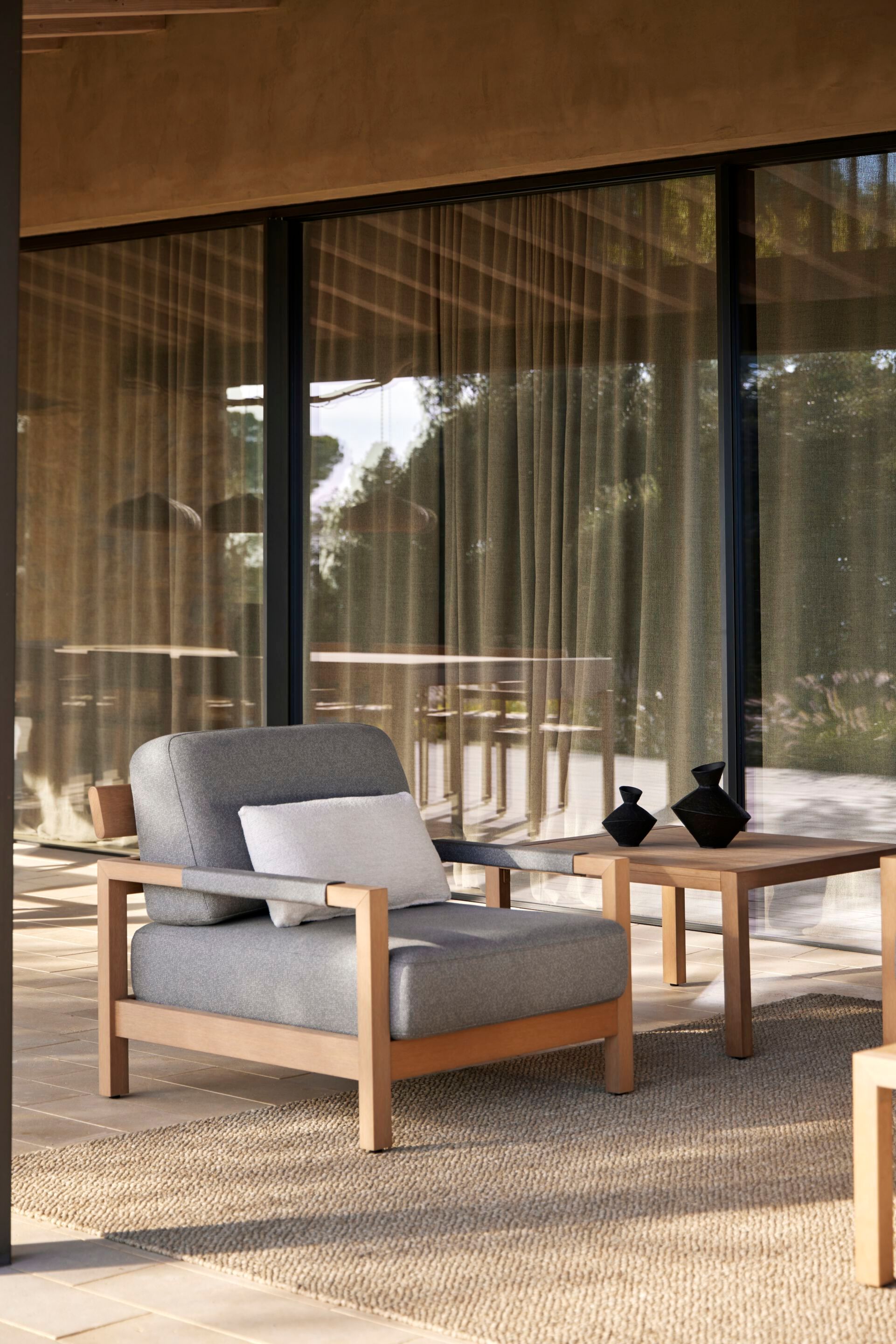 Тканевое садовое кресло с подлокотниками POINT Kubik ARCH-00132181 - Вид №2