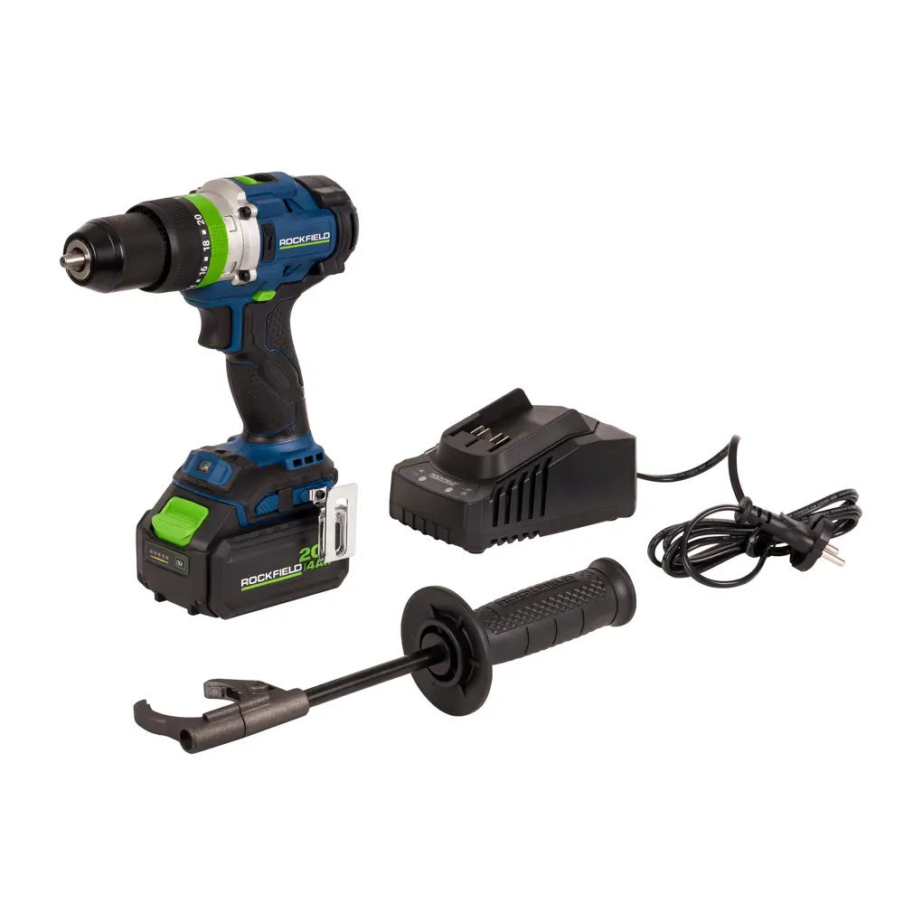 Аккумуляторная дрель-шуруповерт Rockfield RF2094BK с ударным механизмом 89366407 STLM-1498202 - Вид №1