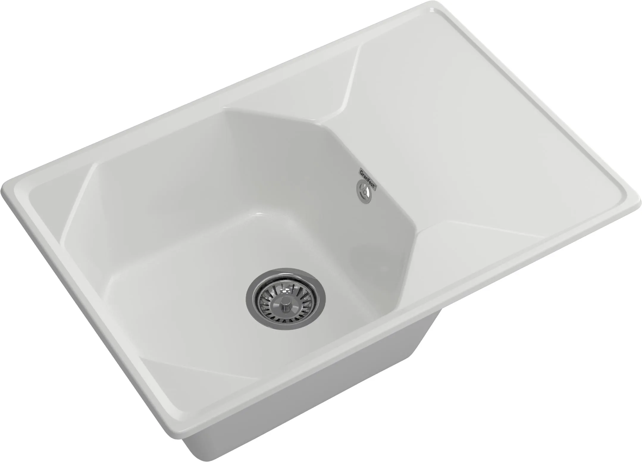 Кухонная мойка Искусственный камень UNIQUE S175 GranFest U-740L-S175 - Вид №2