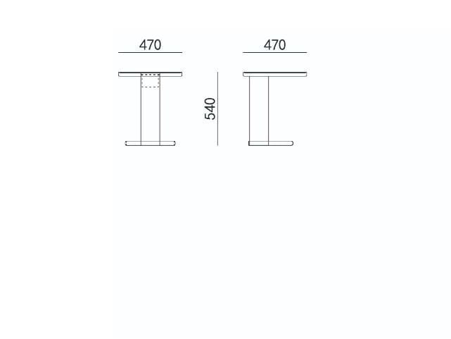 Деревянный круглый журнальный столик HC28 maison плюс ARCH-00152196 - Вид №2