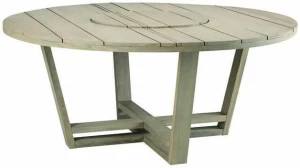 Ethimo Круглый садовый стол с ленивой сьюзан Costes
