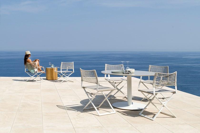 TRIBÙ Складной садовый стул с подлокотниками Regista 02018 - Вид №6