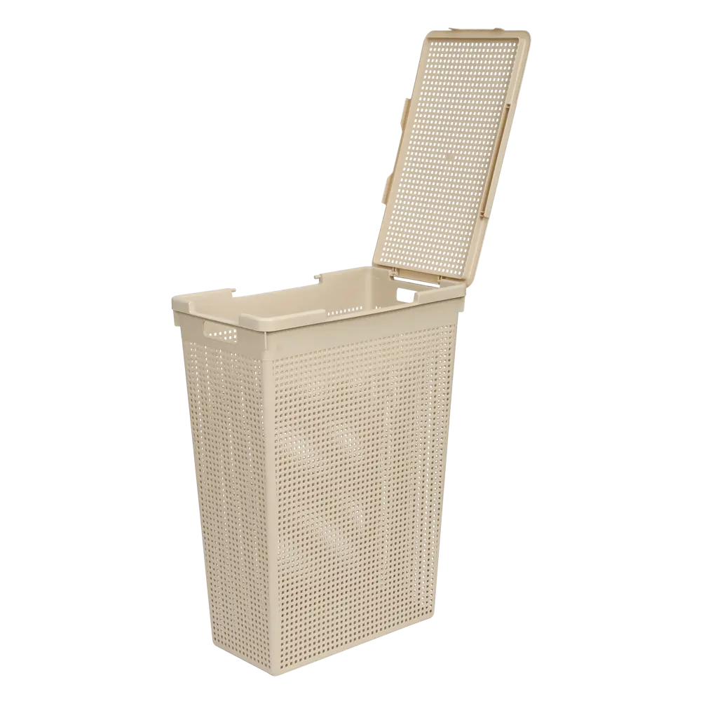 Корзина для белья Виолет Лофт цвет бежевый STLM-2132891 - Вид №2