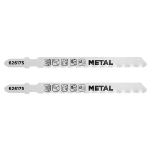 Пилка для электролобзика по металлу KWB 626175, 2 шт.