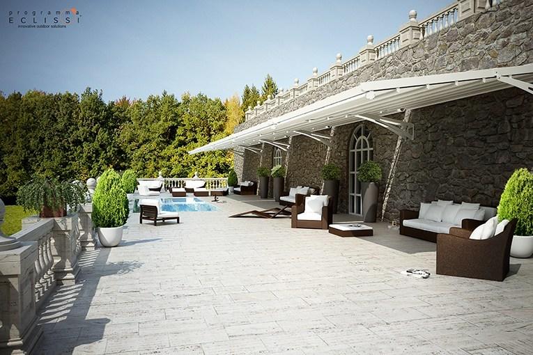 DIRELLO Алюминиевая пергола со сдвижной крышкой sun-id-1499284 - Вид №2